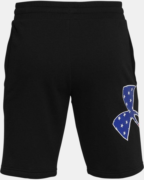 Men's UA Freedom Rival Big Flag Logo Shorts, Black, pdpMainDesktop image number 5